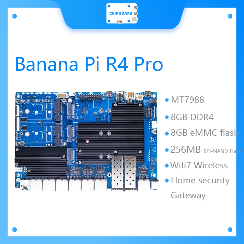 Bananapi Bpi R4 Wifi 7 - Banana Pi BPI-R4 Pro board offers