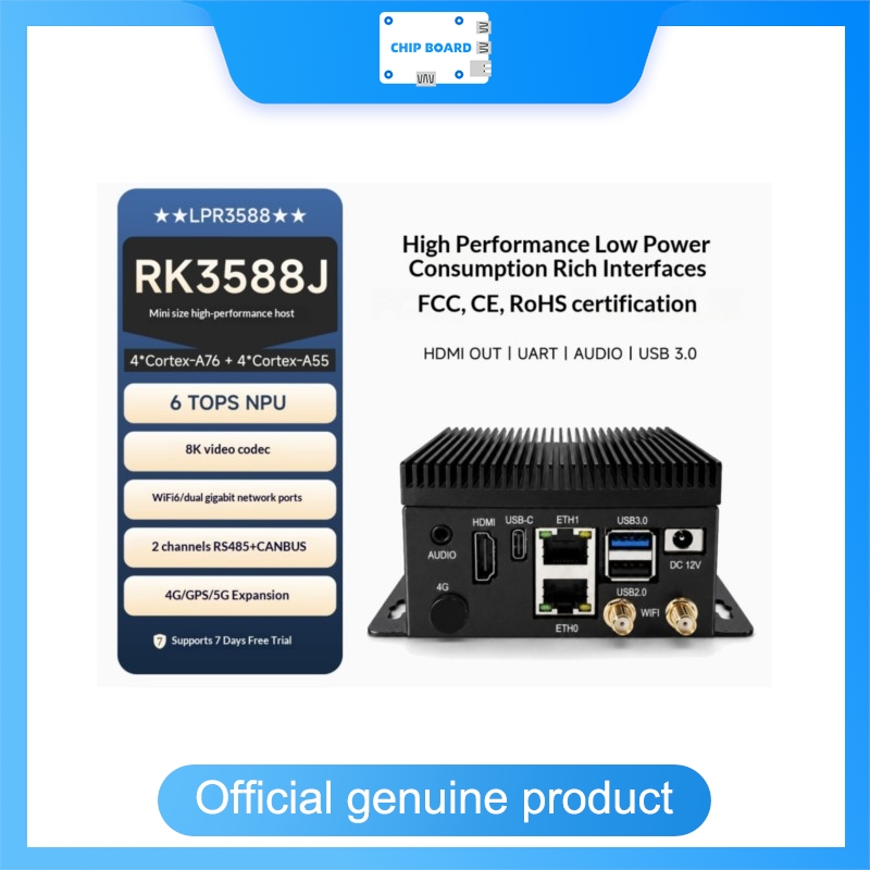 Rk3588 Mini Pc Board - Neardi Pi4 RK3588 Industrial Mini PC,