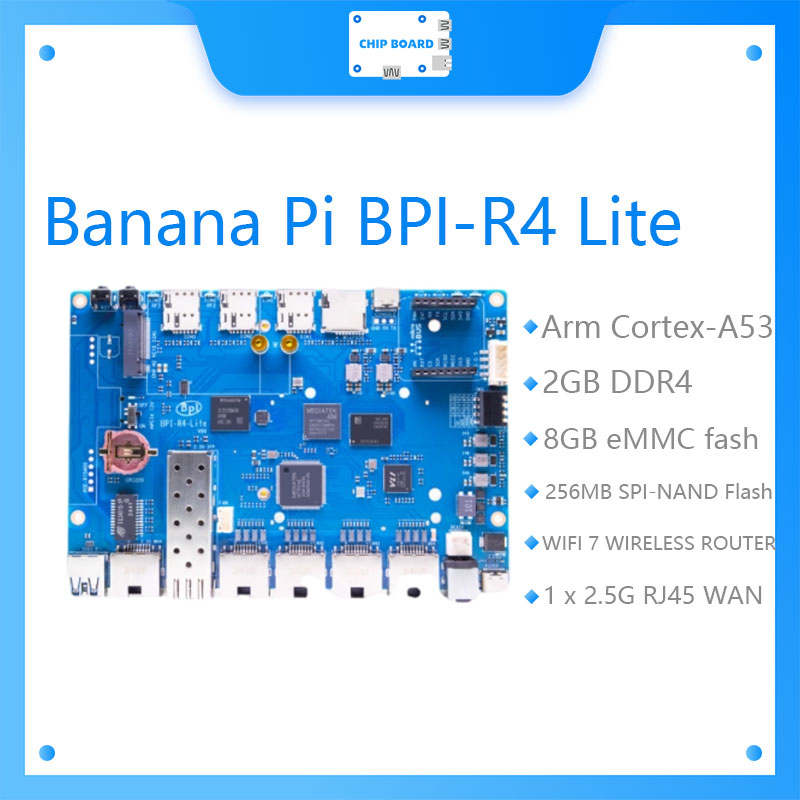 Bananapi Bpi R4 Wifi 7 - Banana Pi BPI-R4 Lite features MT7987A