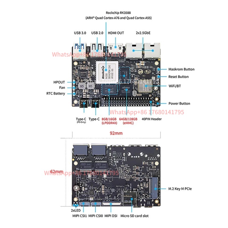 RK3588 Single Board Computer S - Banana Pi Bpi M7 Rk3588 评论和价格