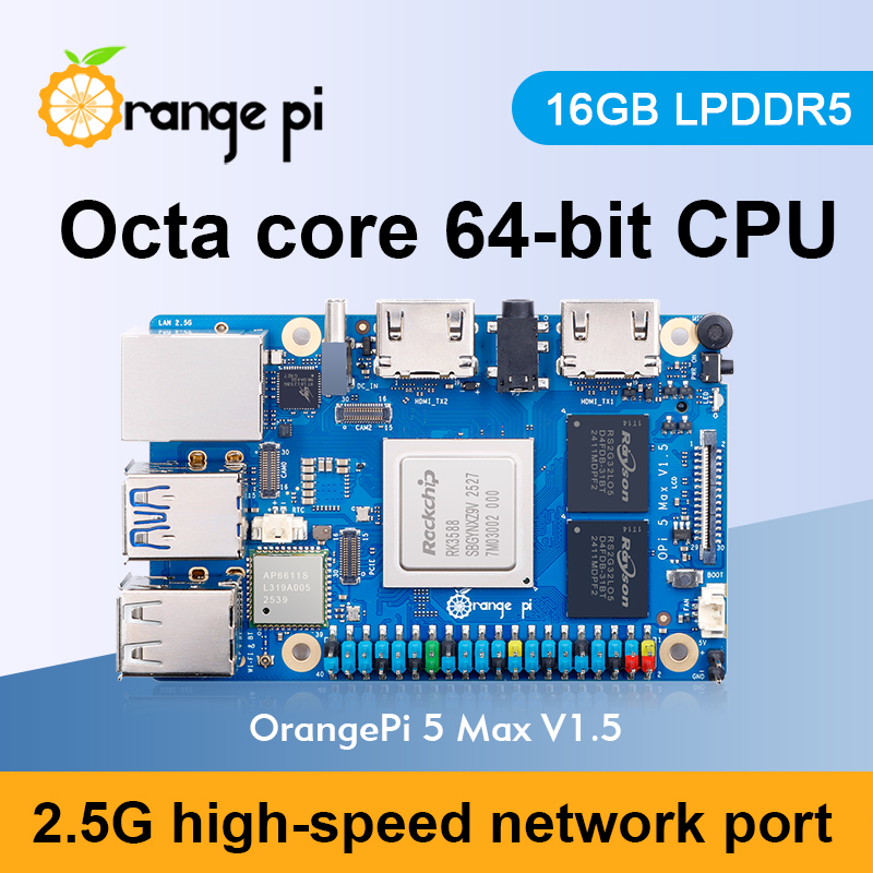 AvaCoreOrange Pi 5 Max 16GB V1 - Rk3588 Mini Pc Board 评论和价格